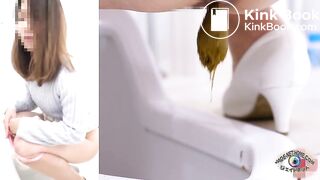 盗覗6カメトイレ ヤラシイ下着の女のうんこ
