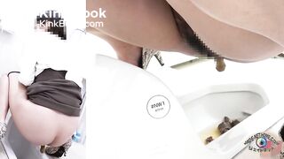 盗覗6カメトイレ ヤラシイ下着の女のうんこ