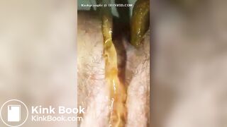 she had to shit and piss really badly