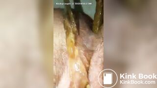 she had to shit and piss really badly