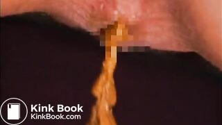 Jap slut in a shit threesome