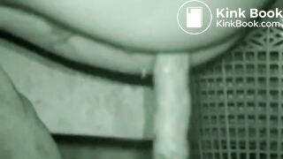 girl diarrhea in a public toilet