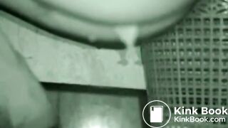 girl diarrhea in a public toilet