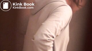 The girl in black cant hold her diarrhea