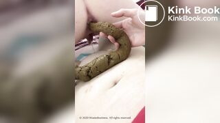 Lesbian long turd
