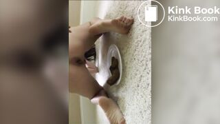 beautiful girl shits a big load on plate