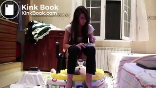 Toilet slave and pooping girl 13