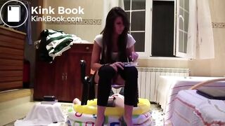 Toilet slave and pooping girl 13