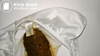 A LOVELY JAPAN WHITE FLOWER EMBROIDERY PANTY AFTER PLAYING