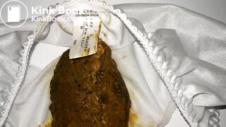 A LOVELY JAPAN WHITE FLOWER EMBROIDERY PANTY AFTER PLAYING