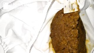 A LOVELY JAPAN WHITE FLOWER EMBROIDERY PANTY AFTER PLAYING