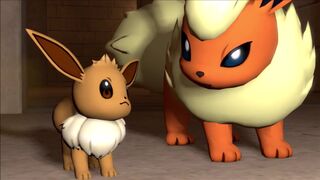 Eevee and Flareon