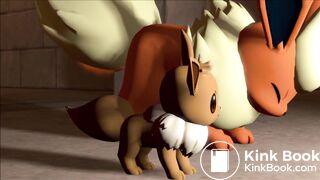 Eevee and Flareon