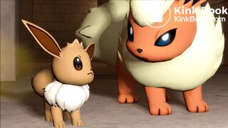 Eevee and Flareon