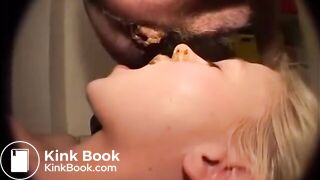 blonde scat eating