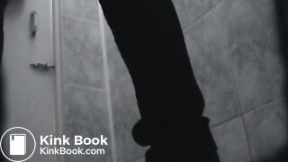 Vintage Scat Voyeur - Cute student in leather outfit