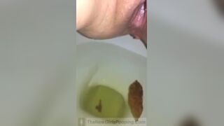 woman shits and pisses