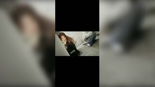 Korean girl poops