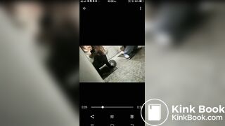 Korean girl poops