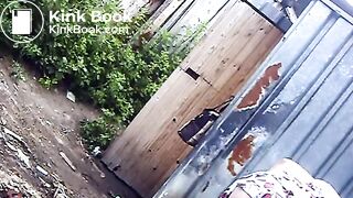outdoors shitting unusual cleaning 034 (granny has diarrhea in panties)