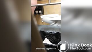 Girl poops in fitness center