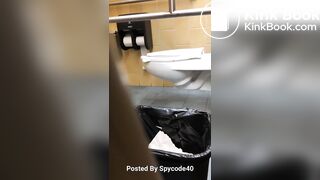 Girl poops in fitness center
