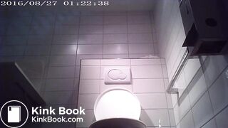 Sexy woman poops a big one