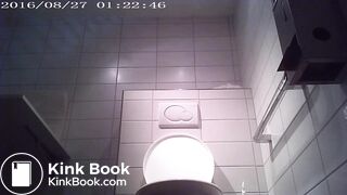 Sexy woman poops a big one
