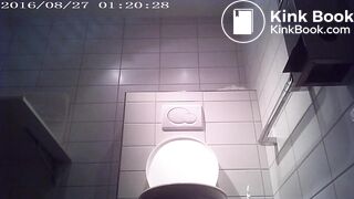 Sexy woman poops a big one