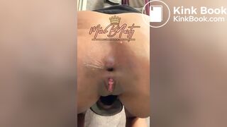 Up close pooping