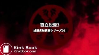 直立脱糞3　排泄実験観察シリーズ20