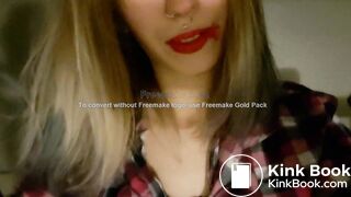 cute and sexy naked girl shitting