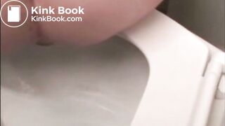 Sexy redhead girl shits diarrhea