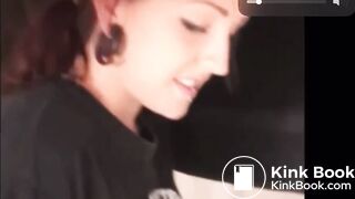 Sexy redhead girl shits diarrhea