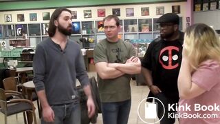 Girl has diarrhea at a coffee shop