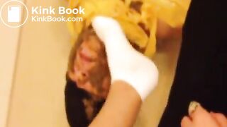 Chinese Mistress shit and white socks