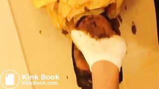 Chinese Mistress shit and white socks