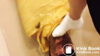 Chinese Mistress shit and white socks