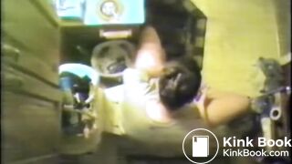 woman poop in toilet