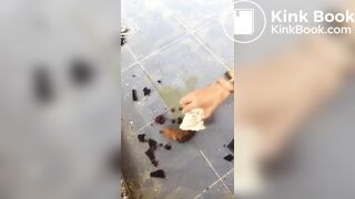 I big poop on hotel in Thailand