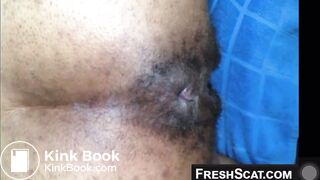 Ebony scat wet pussy