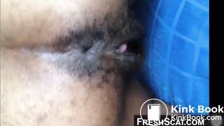 Ebony scat wet pussy