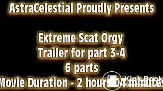 Extreme Scat Orgy. Trailer for 3-4 parts