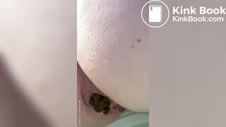 Butthole stretching turds