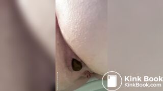 Butthole stretching turds