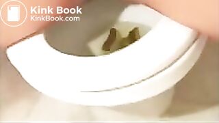 Amazing teen pisses and shits two time