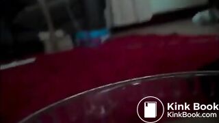 Girl shitting diarrhea closeup