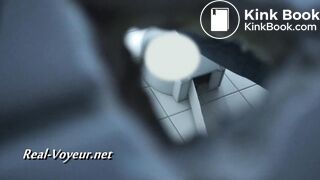 voyeur girl shitting in toilet