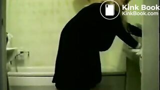 Standing Mature Enema