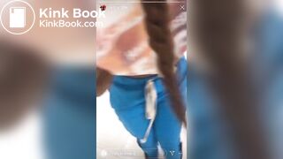 Girl friends panty poop